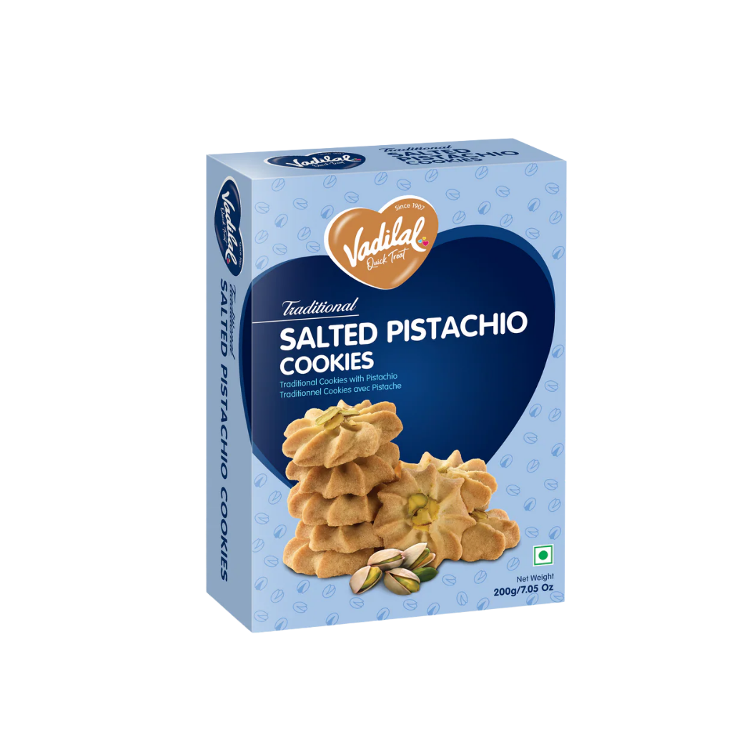 Vadilal Salted Pistachios Biscuit 200 g buy online USA - 1